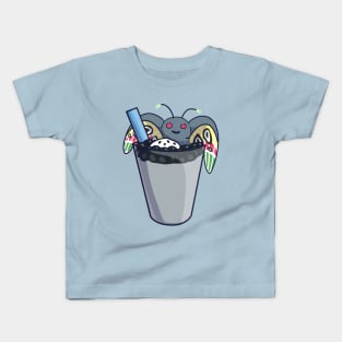 Bubble Tea Mothman Kids T-Shirt